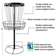 Maybe you would like to learn more about one of these? Official Disc Golf Basket Dimensions Height Chain Specs