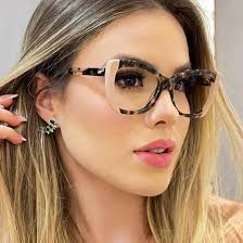 Kacamata Anti Sinar Biru Model Baru Wanita Cat Eye Tr90 Frame Anti Sinar  Biru