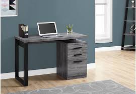 Blessington Gray Desk Computer Desk Grey Grey Desk Small Office Desk
