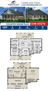 සම්පුර්ණ plan එක පහත button එක ක්ලික් කර download කරගන්න. House Plan 048 00274 Country Plan 1 565 Square Feet 3 Bedrooms 2 Bathrooms House Plans Country House Plan Country House Plans