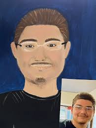 Painting of my Grandson. First portrait I have ever done