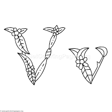 Find more letter coloring page for adults pictures from our search. Free Download Flower Island Alphabet Letter V Coloring Pages Coloring Coloringbook Coloringpages Alphabet Lettering Alphabet Coloring Pages Letter V