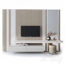 This bedroom wall unit offers more storage than any other in the aventa collection. 3d Models Other Dressing Table And Tv Stand 2 Bedroomfurnitureideasfortv Bedroom Tv Wall Tv Unit Design Modern Living Room Tv
