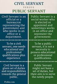 Difference Between Civil Servant And Public Servant