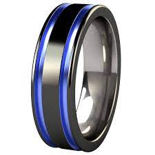 Abyss Black Titanium Ring Black Titanium Ring Titanium Rings For Men Black Rings