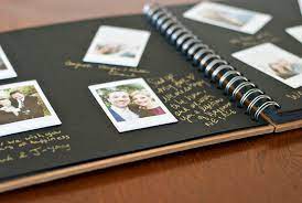Wedding guest book alternative, guest book polaroid, 130 black pgs, 8.5x7 inch cardstock, wedding guestbook with blank pages, instax guest book for wedding photo booth props black guest book wedding 4.4 out of 5 stars 48 Fujimax Instax Photo Wedding Guestbook Handmade And Homegrown