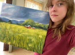 Went hiking at Nottingcook Forest in Bow today. It was very windy at the  top.