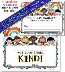 Free Printable Kindness Certificate
