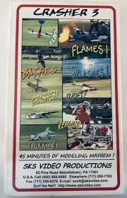 VHS RC Airplane Bloopers SKS Crasher 1,2,3, Splat 2 & Crash Course 101  Tapes | eBay