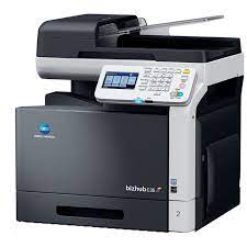 The new printer appears in the printer list screen. Konica Minolta Bizhub C35 Multifunktionsdrucker