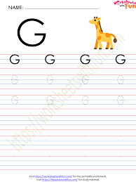 course english preschool topic letter g and g worksheets