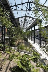 Bordé par le jardin public des fonderies au sud, le bâtiment. Adh Nantes Jardin Des Fonderies 64 Landscape Architecture Works Landscape Design Landscape Architecture Landscape Architecture Design