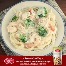 Prepare This Creamy And Delightful Shrimp Alfredo Pasta With Scallops Quick And Easy With Clara Ole Carbonar Alfredo Pasta Shrimp Alfredo Pasta Carbonara Sauce