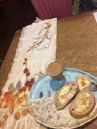 terrie smiling simply life with simple natural prints 簡約生活 簡單植物印染 eco printing nature prints ceramic dishes