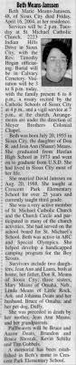Article clipped from The Sioux City Journal