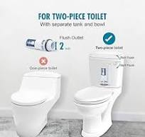 ZONE INDUSTRY CORP. 2-inch Dual Flush Valve, Metal Handle Converter Kit,UPC  & CUPC Listed Toilet Repair Kit, For Use with Standard 2-inch Flush Valves  ...