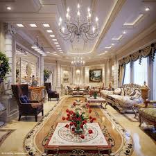 Katar Da Luks Villa Tasarim Ve Dekorasyonu Luks Oturma Odalari Tasarim Evler Tasarim Oda