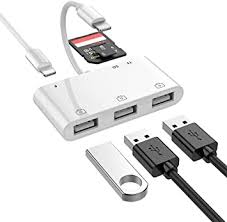 This adapter is joined by the newly introduced and similarly styled lightning to sd card camera reader, which is also priced at $29 usd. Amazon Com Usb Camera Adapter Usb Adapter For Iphone Ipad 6 In 1 Lighting To Otg Camera Adapter With 3 Usb C Slots Sd Tf Card Ports Power Delivery Port Computers Accessories