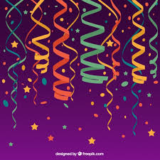 I coriandoli sono piccoli cerchietti di carta colorata che si usano per festeggiare il carnevale e altre feste. Coriandoli Di Carnevale Vettore Gratis