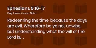 Bible Verses About Wasting Time - King James Version (Kjv)
