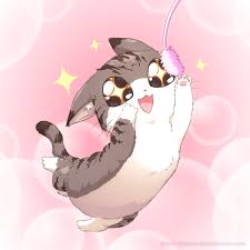 Animated gif discovered by pudim :3. Pin By Clarissa Davis On Animals Cute Anime Cat Kawaii Cat Anime Cat