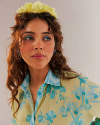 Breeze through your summer getaways in our sea green floral crepe coord  set, featuring the classic Sally button-down in a soft, flowy silhouette.  Whether you're exploring coastal towns or lounging under the