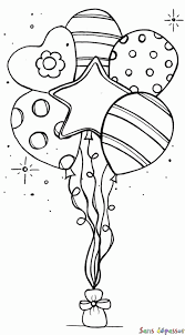 Coloriage fille 10 ans coloriage fille imprimer inspirant 36. Coloriage Ballons En Fete Coloriage Ballon Coloriage Anniversaire Coloriage