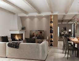 Casa In Campagna Mood Rustico Purche Elegante Una Villetta In C Arredamento Sala Da Pranzo E Salotto Arredamento Moderno Rustico Arredamento Salotto Moderno