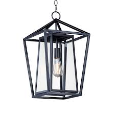 Maxim Lighting International Artisan Black One Light Outdoor Adjustable Pendant 3178clbk Bellacor
