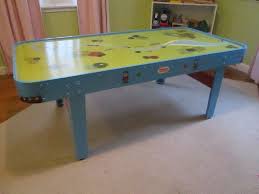 Diy Projects Upcycled An Unloved Air Hockey Table Into A Air Hockey Table Air Hockey Train Table