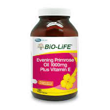 Evening primrose oil for acne: Evening Primrose Oil 1000mg Plus Vitamin E Mega Bio Life