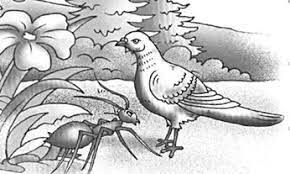 التعاون سلوك عظيم و خلق جليل لا يتحلّى به إلا من كانت نفسه سامية رفيعة… ØªÙ„Ø®ÙŠØµ Ù‚ØµØ© Ø§Ù„Ø­Ù…Ø§Ù…Ø© ÙˆØ§Ù„Ù†Ù…Ù„Ø©