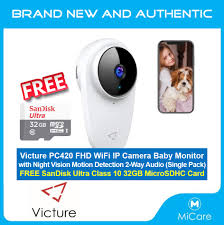 Victure pc420 is a very popular and one of the most affordable options. Free Same Day Delivery Victure Pc420 Fhd Wifi Ip Camera Baby Monitor Single Pack Lazada Singapore