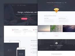 Not everyone can create an original website or pay for webmaster services. Freebie Sedna One Page Website Template Html Sketch