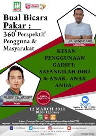 Kondisi ini dapat diatasi dengan cara. Bual Bicara Pakar 360 Perspektif Pengguna Masyarakat Kesan Penggunaan Gadjet Sayangilah Diri Anak Anak Anda Macfea