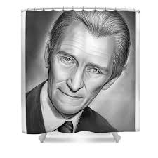 Peter Cushing Shower Curtains for Sale