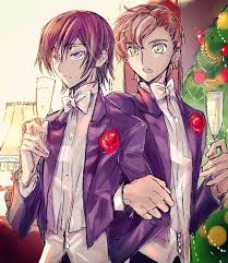 Lelouch And Suzaku Christmas Hakuouki Code Geass Code Geass Wallpaper Coding