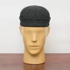 Buy DOCKER Wool Dock Worker Thief Beanie Cap Stevedore Longshoreman Sailor  Trawler Sport Leon Winter Sock Toque Skully Seaman Hat DARK GRAY Online in  India