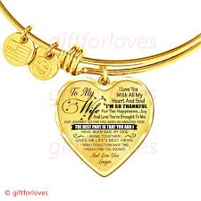 Best Birthday Gift For My Wife To My Wife Gift Idea Gift For Wife Birthday Gift Ideas Wife Best Gift For Wife Wife And Husband Luxury Bangle Jewelry For Wife Christmas Gift For Wife Fro