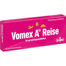 Vomex A Reise 50 Mg Sublingualtabletten Pzn 12557966 Baerler Apotheke