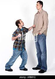Short And Tall Man Stock Photo - Alamy