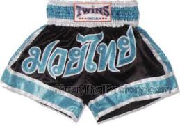 Twins Muay Thai Shorts Ribbons Borders Tbs 04 Low