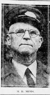 M.B. Mims, Head of the Mims family in Handley.