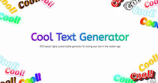 Word art is the combination or layering of words in such a way that it makes or resembles an image, shape, or design. Cool Texts Generator In Svg Png With 30 Effects X 800 Fonts Maketext Io