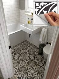 Floor Tile Sticker For Kitchen Bath Waterproof Removable Etsy Flooring Tile Floor Bathroom Design Trends