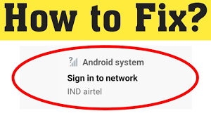 How To Fix Sign In Network Error In Android Mobile Sign In To Network Problem Solved Youtube