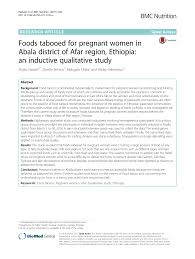 Cooked shellfish is safe to eat but raw shellfish can cause food poisoning and you should avoid eating it during your pregnancy. Pdf Foods Tabooed For Pregnant Women In Abala District Of Afar Region Ethiopia An Inductive Qualitative Study