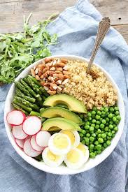 Check out our recipes today Spring Quinoa Bowl Recipe Healthy Spring Recipes Quinoa Bowl Recipe Vegetarian Recipes