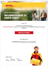 Dhl bietet ihnen eine große auswahl flexibler versandmöglichkeiten: Neue Phishing E Mail Im Namen Von Dhl Paket Im Umlauf