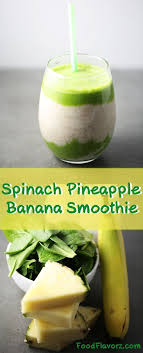 Spinach Pineapple Banana Smoothie With Chia Seeds Recipe Chia Seed Smoothie Pineapple Banana Smoothie Banana Smoothie